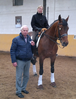 Beate und Reitmeister Udo Lange